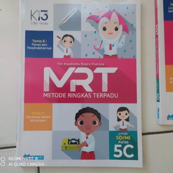 Sangat Nyaman.. Buku MRT kelas 5 SD jilid ABCD Masmedia