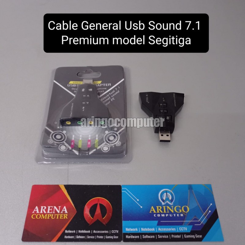 Cable General Usb Sound 7.1 Premium model Segitiga