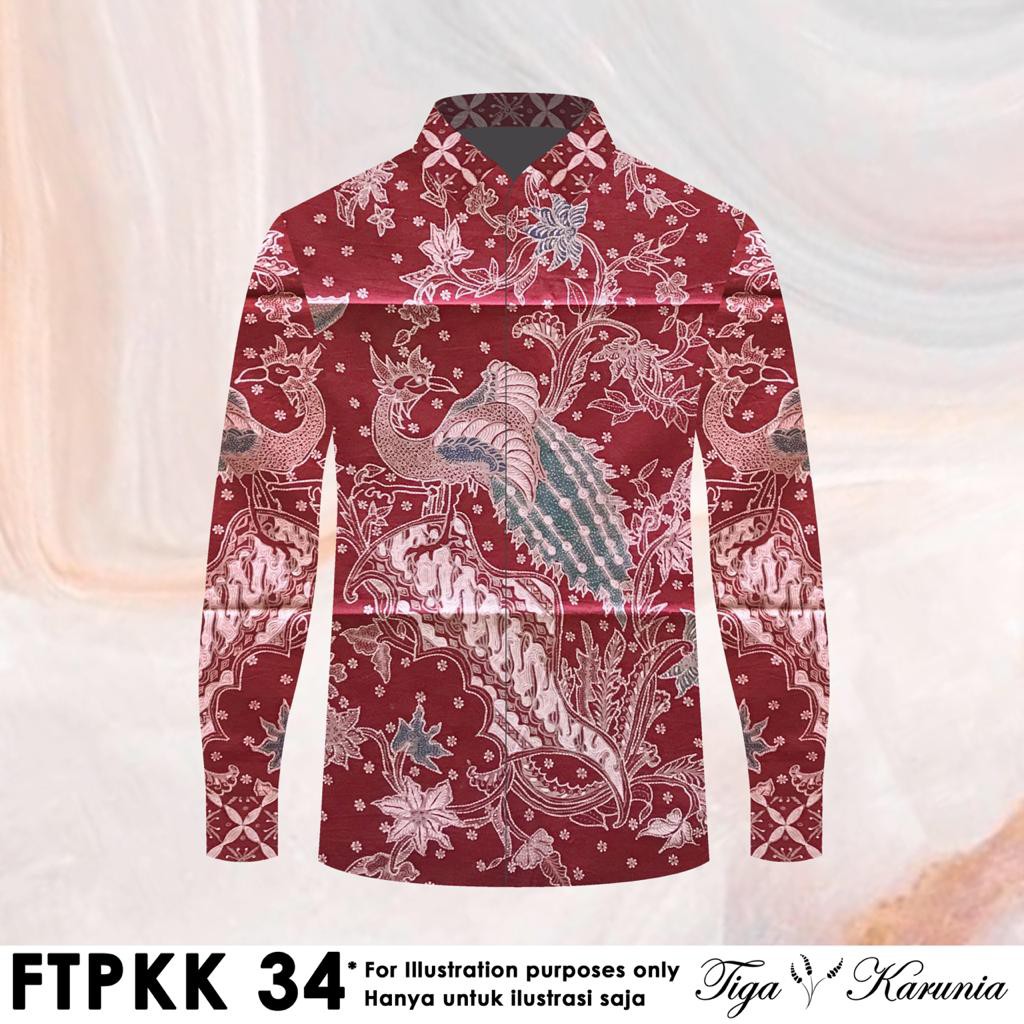Kain Batik FULL Tulis Solo 100% Original POLA Bahan Katun Primis Super FTPKK34