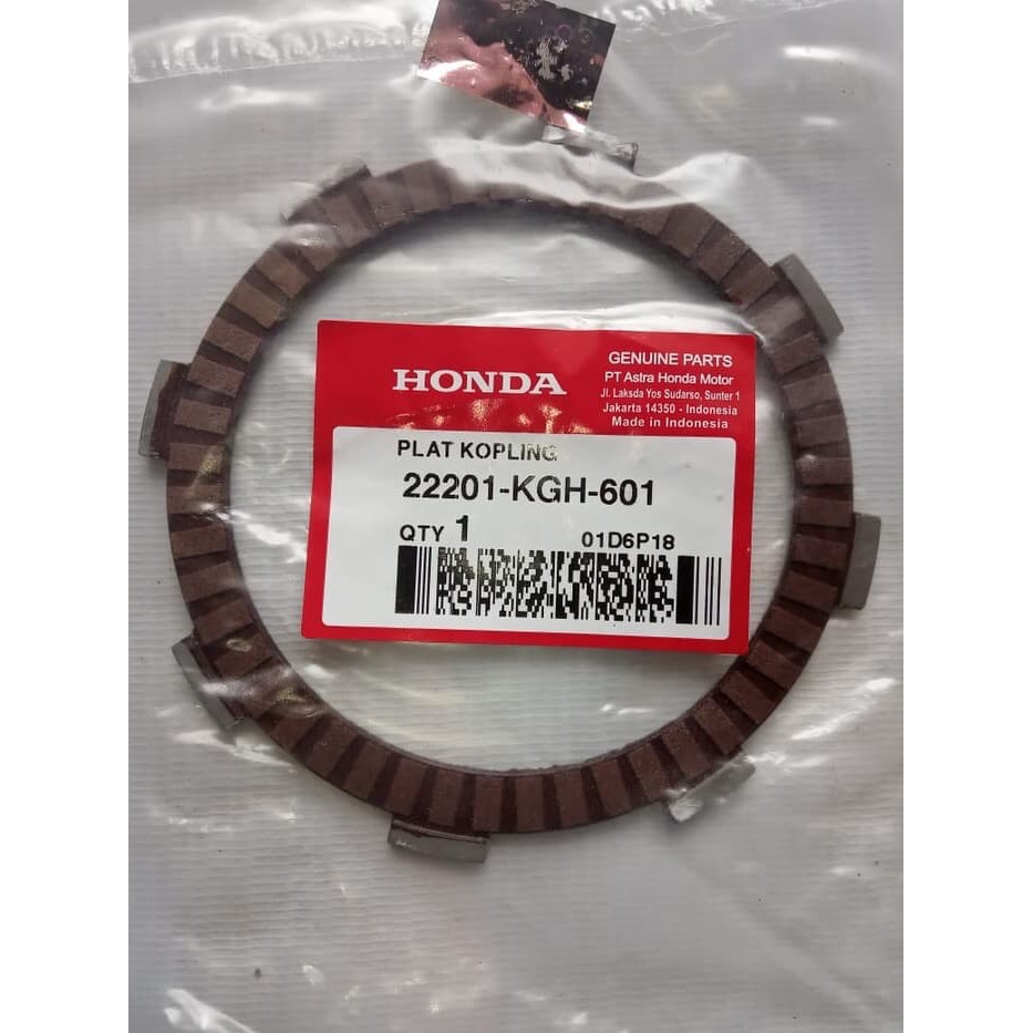 Mdr KAMPAS KOPLING CS HARGA 1 PCS AHM 22201-KGH-601