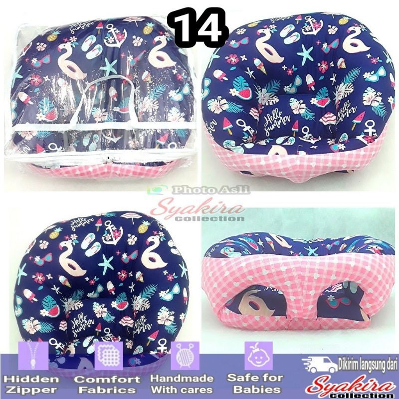 Sofa bayi untuk Bayi belajar Duduk motif Terbaru