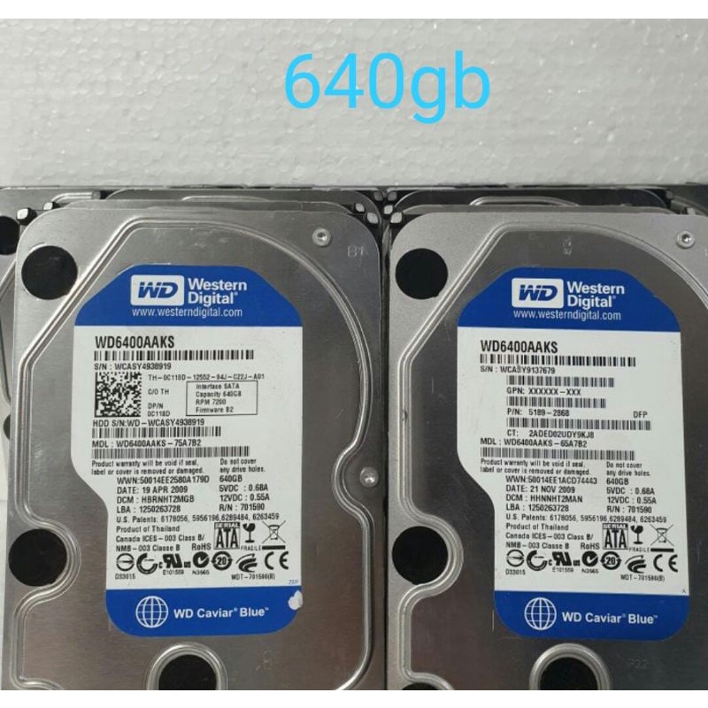 Harddisk internal PC 3,5&quot; 640GB SATA