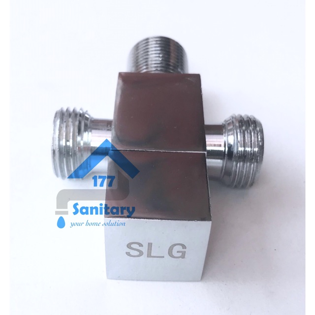 Stop kran cabang minimalis FIo60302- stop keran double  kran shower T cabang shower sanitary177 /H2