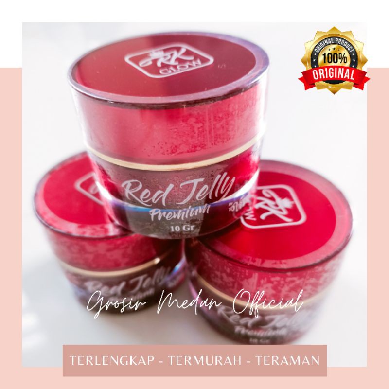 RED JELLY KRIM PENGHILANG JERAWAT MEMBUAT KUKIT BERSIH CERAH GLOWING ORIGINAL BPOM