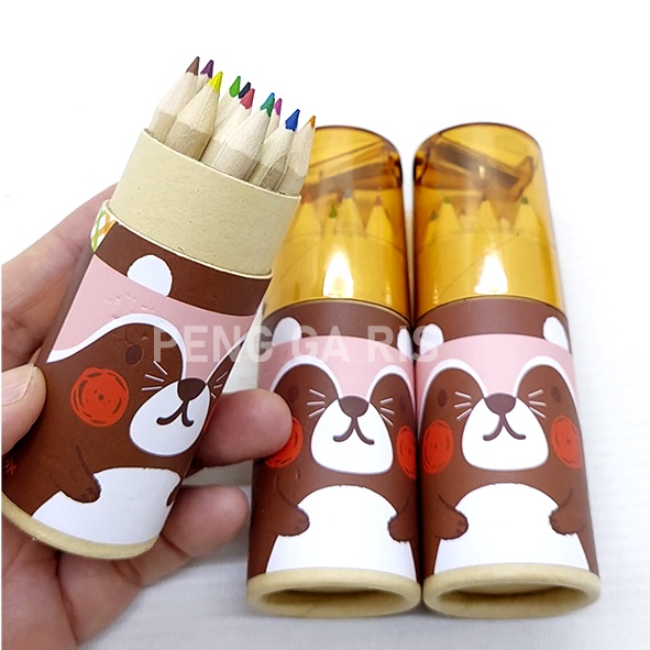 

Cute Pensil Warna 12 in 1 + Rautan Brown Seal