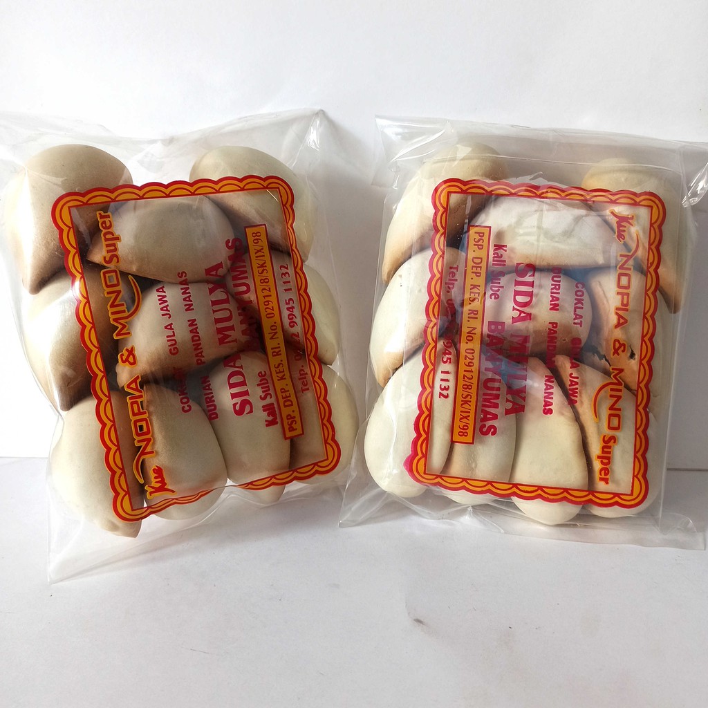

Piscoklegit_ (500 Gram) Nopia Super Kue Mino Jumbo Khas Banyumas Isi 10 Pcs 5 Rasa Dalam 1 Bungkus