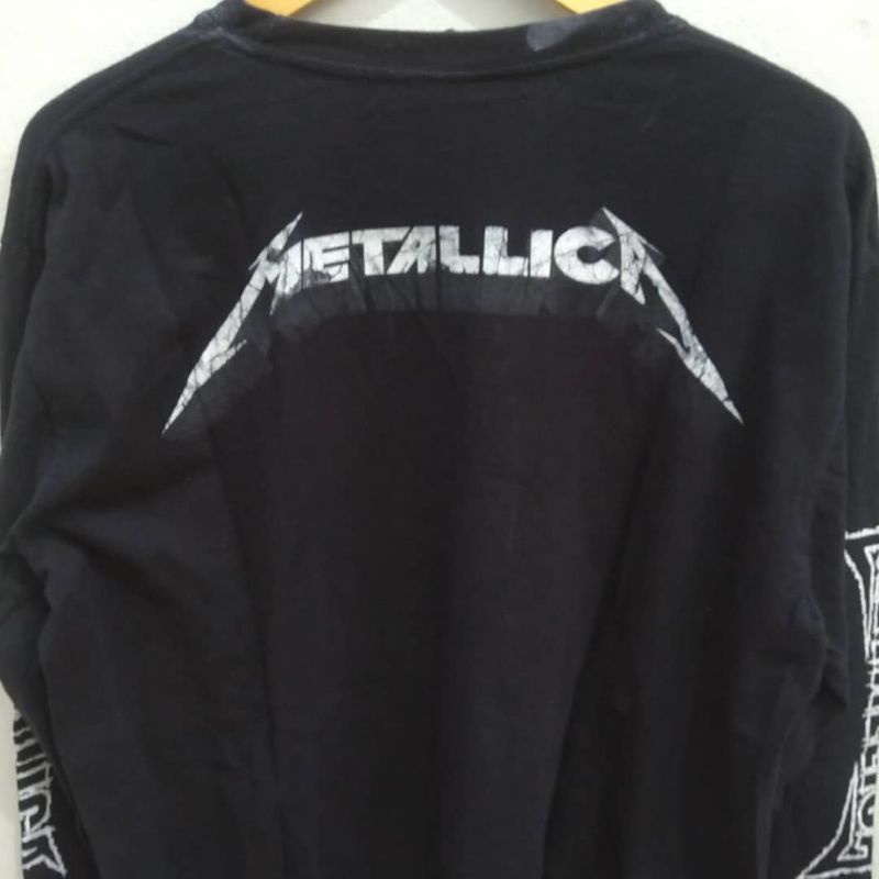 Kaos Long sleeve Metalica (Preloved)