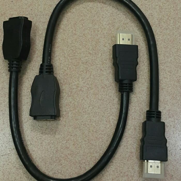 Kabel Extension Hdmi Mele To Hdmi Fimale Atau Sambungan Hdmi 30 Cm