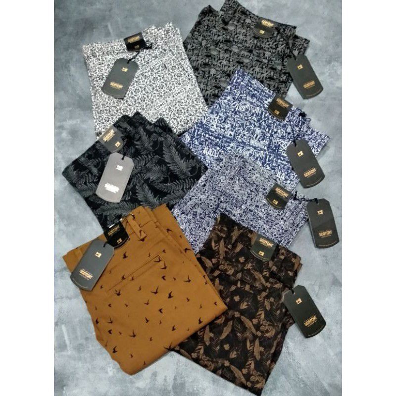 SCOTCH_Celana Pendek Chinos Motif Original‼️