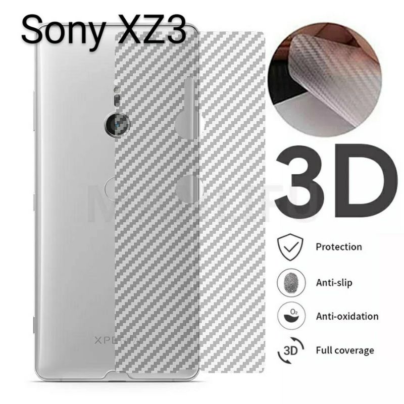Serat Karbon Graskin Untuk Sony Xperia Xz3 SoftBank global