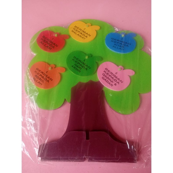 mainan edukasi anak pohon rukun iman