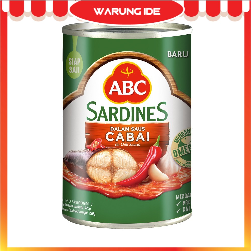 

ABC Sarden Saus Cabai 425 g