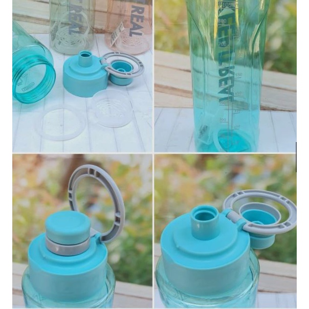 MARKASSHOP66 -- BOTOL MINUM SPORT KEEP IT REAL UK 1050 ML 8230/922