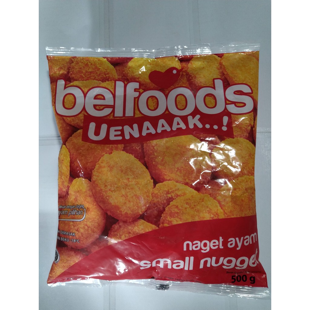 

Belfoods Chicken Nugget Naget Ayam 500 Gr / Frozen Food / Makanan Beku / Jakarta / Belfoods