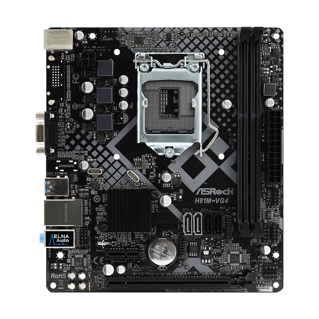 MOTHERBOARD ASRock H81M-VG4 R4.0