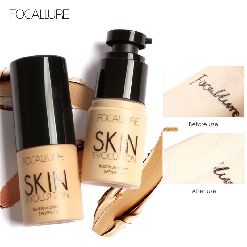 FOCALLURE Full Coverage Oil - Control Fluid Foundation FA30 - ALAS BEDAK