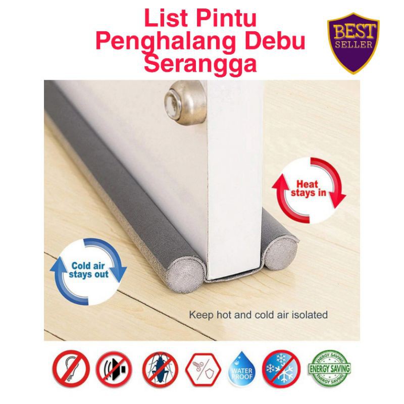 Lis Pengahalang Debu serangga Bawah Pintu door Bottom Soundprooff 93cm