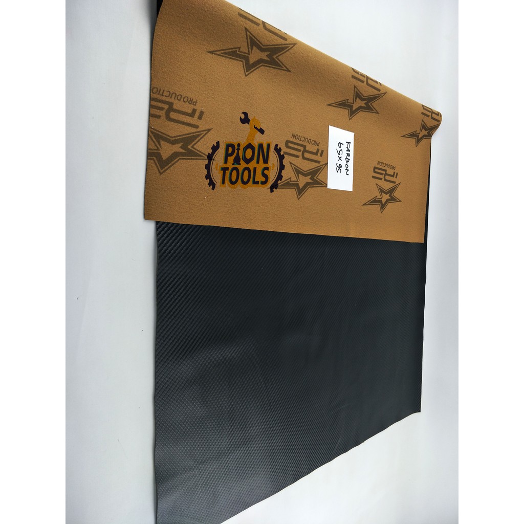 Sarung kulit jok motor polos hitam Karbon 65x95 cm cover jok kulit oscar kulit