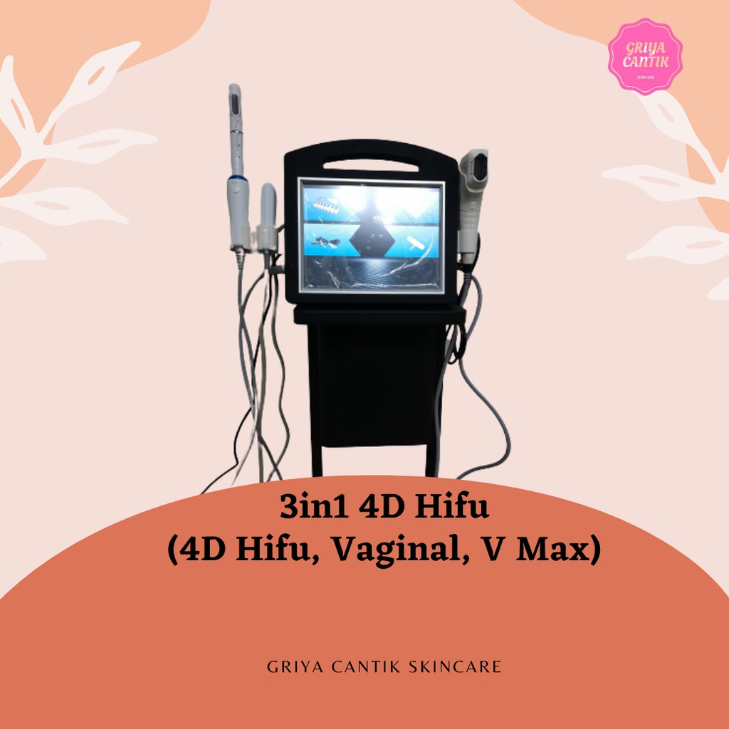 3in1 4D Hifu, Vaginal, V Max + Free Trolley/ 3in1 4D Hifu, Vaginal, V Max Machine