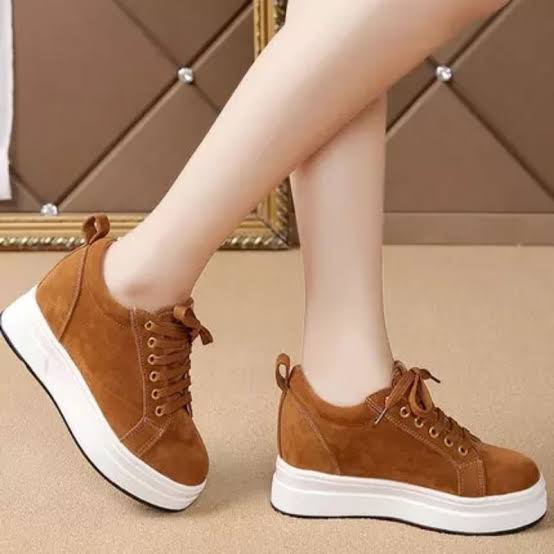 JURAGAN - Sepatu Sneakers Coffee Bears Nude High AS186 #BESTSELLER#-Tan