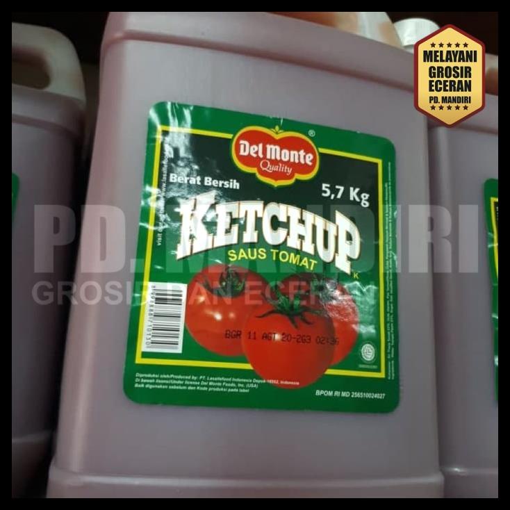 

TERBARUU!! DELMONTE KETCHUP 5,7 KG / SAUS TOMAT SALE