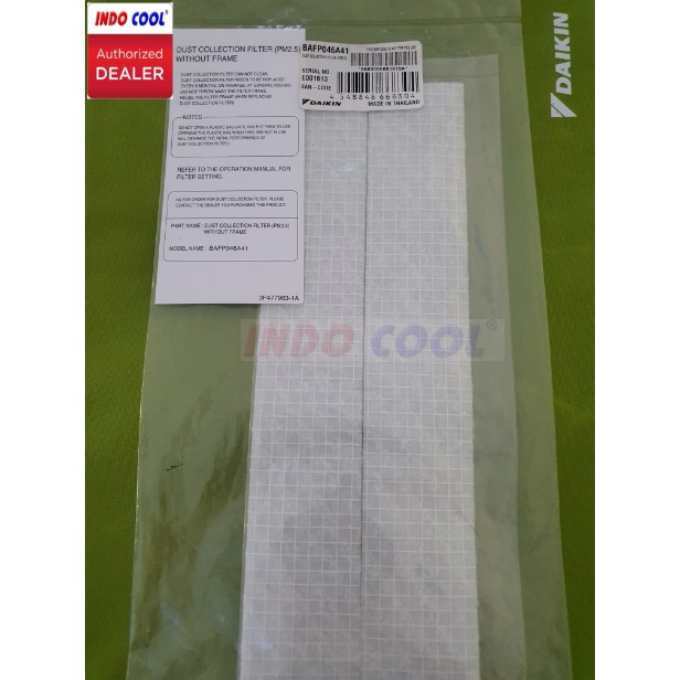 Jual DAIKIN FILTER AC PM2.5 / PM 2.5 Indonesia