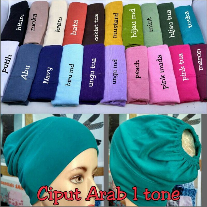 Ciput Kaos Rayon / Inner Kaos Arab / Bandana Arab Kaos