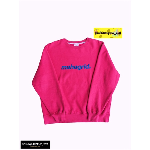 Crewneck Mahagrid bordir original second