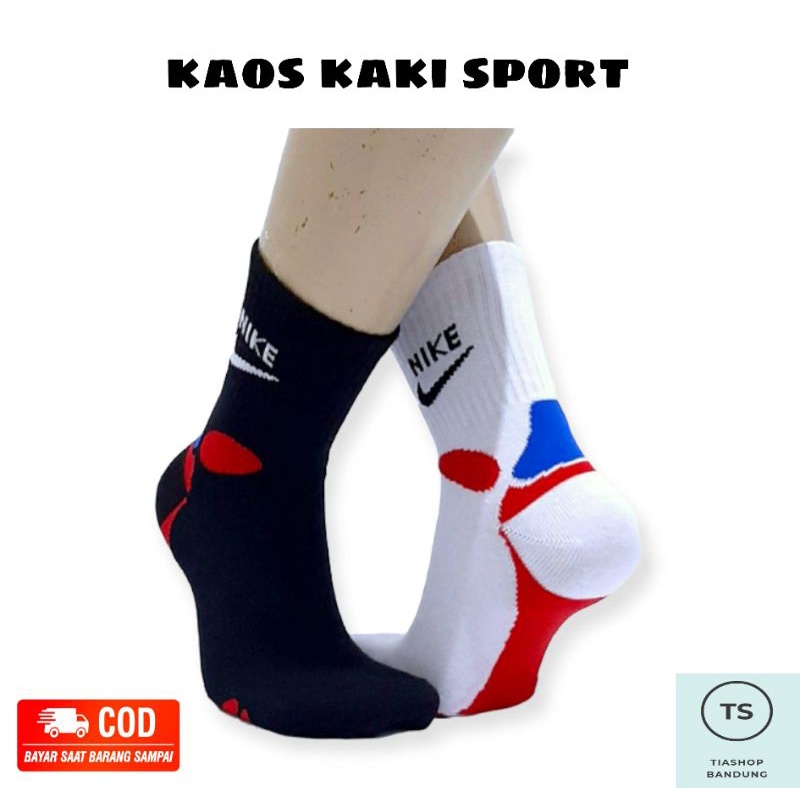 Kaos Kaki Sport (N-13) Pria dan Wanita || Kaos Kaki Olahraga Motif Panjang