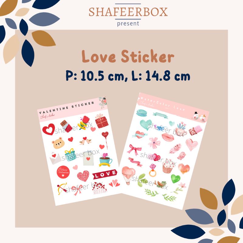 

LOVE STICKER / STICKER AESTETIC by shafeerbox