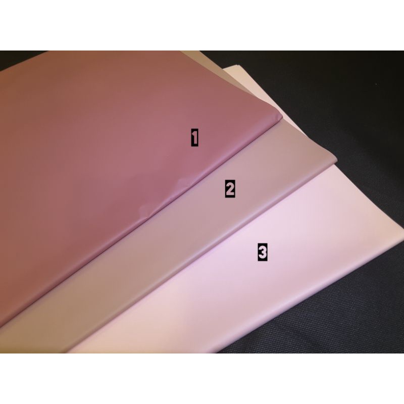[Wajib Beli Paper Core] Cellophane Polos/Paper Flower/Kertas Bunga/Wrapping Paper