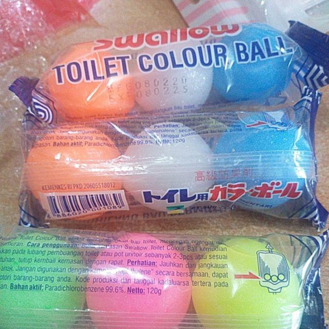 Kamper Swallow Toilet Colour Ball Isi 3 Pcs.