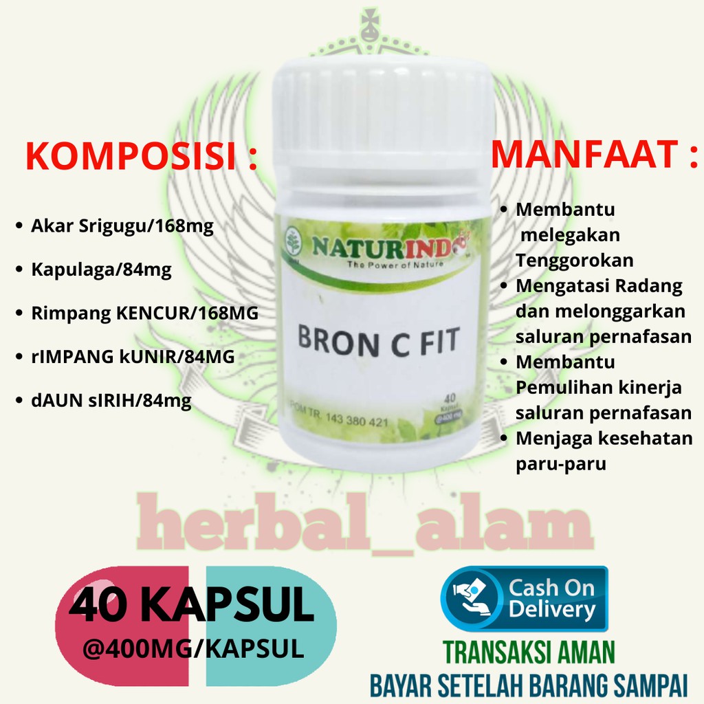 Obat herbal gurah paru paru2 suara sesak nafas batuk berdahak berlendir bronkitis TBC bron c fit-6