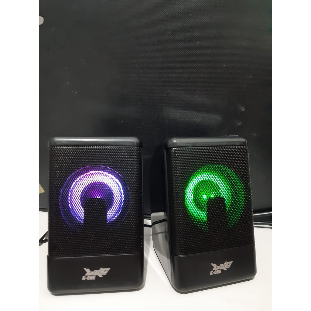 Speaker Portable K-ONE G2 MULTIMEDIA RAINBOW BACKLIT