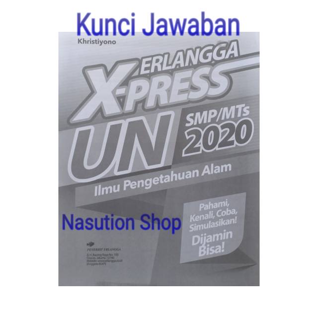 Buku Xpress Un Ipa Smp Mts 2020 Erlangga Plus Kunci Jawaban Shopee Indonesia