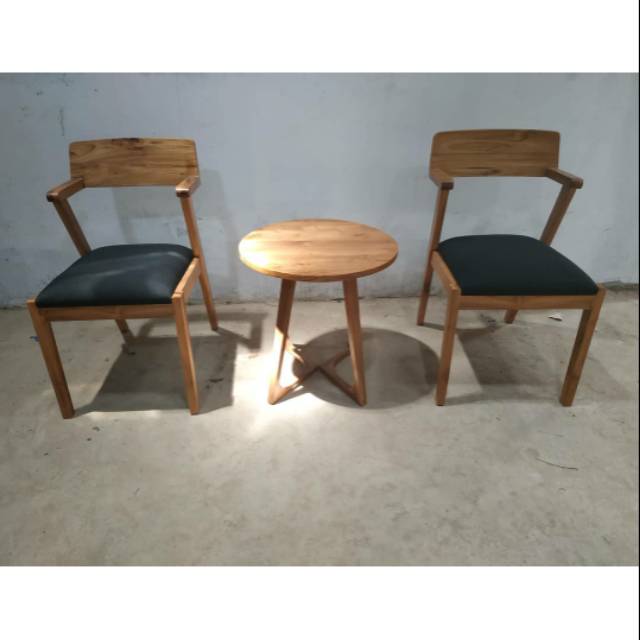 Kursi teras minimalis / kursi teras kayu - JW Furniture