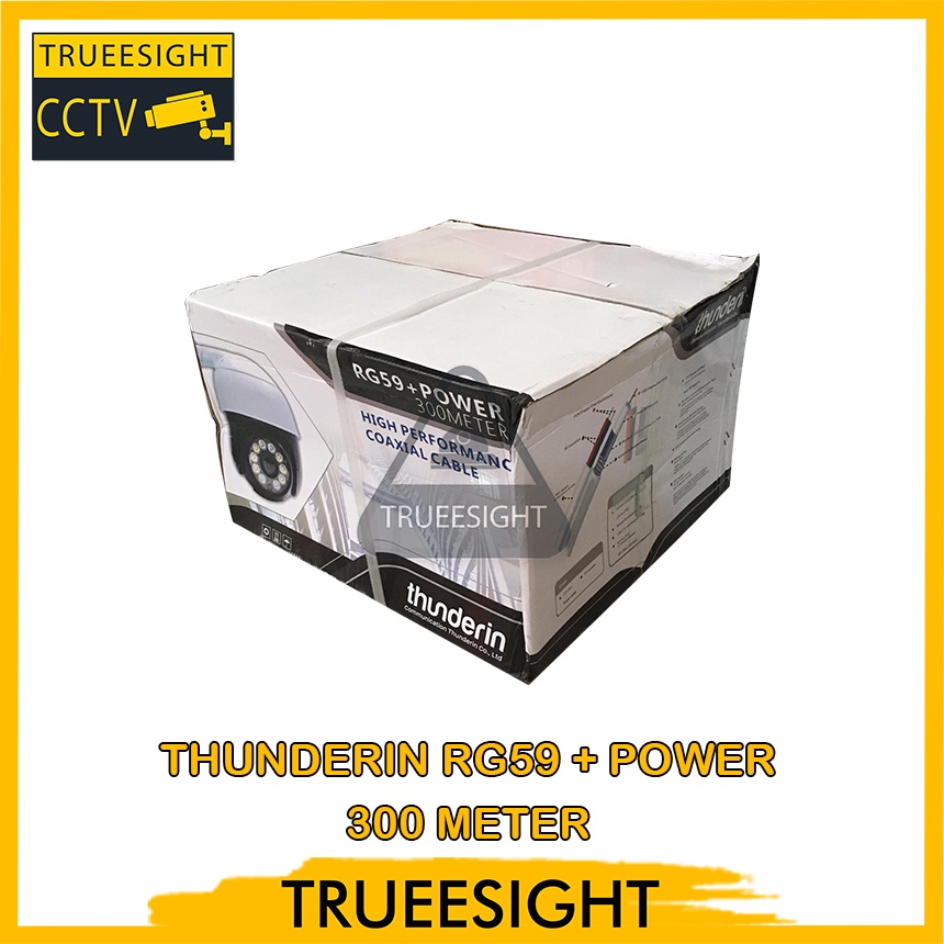 Thunderin Kabel Coaxial RG59 Plus Power 300 Meter