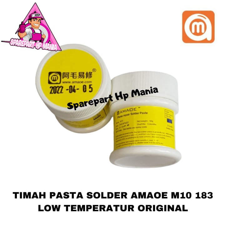 TIMAH PASTA AMAOE M9 217 HIGH TEMP PASTA SOLDER ORIGINAL SOLDERING PASTE