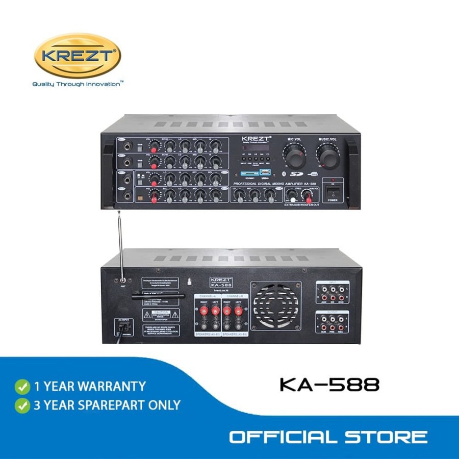 KARAOKE AMPLIFIER SYSTEM KREZT KA-588