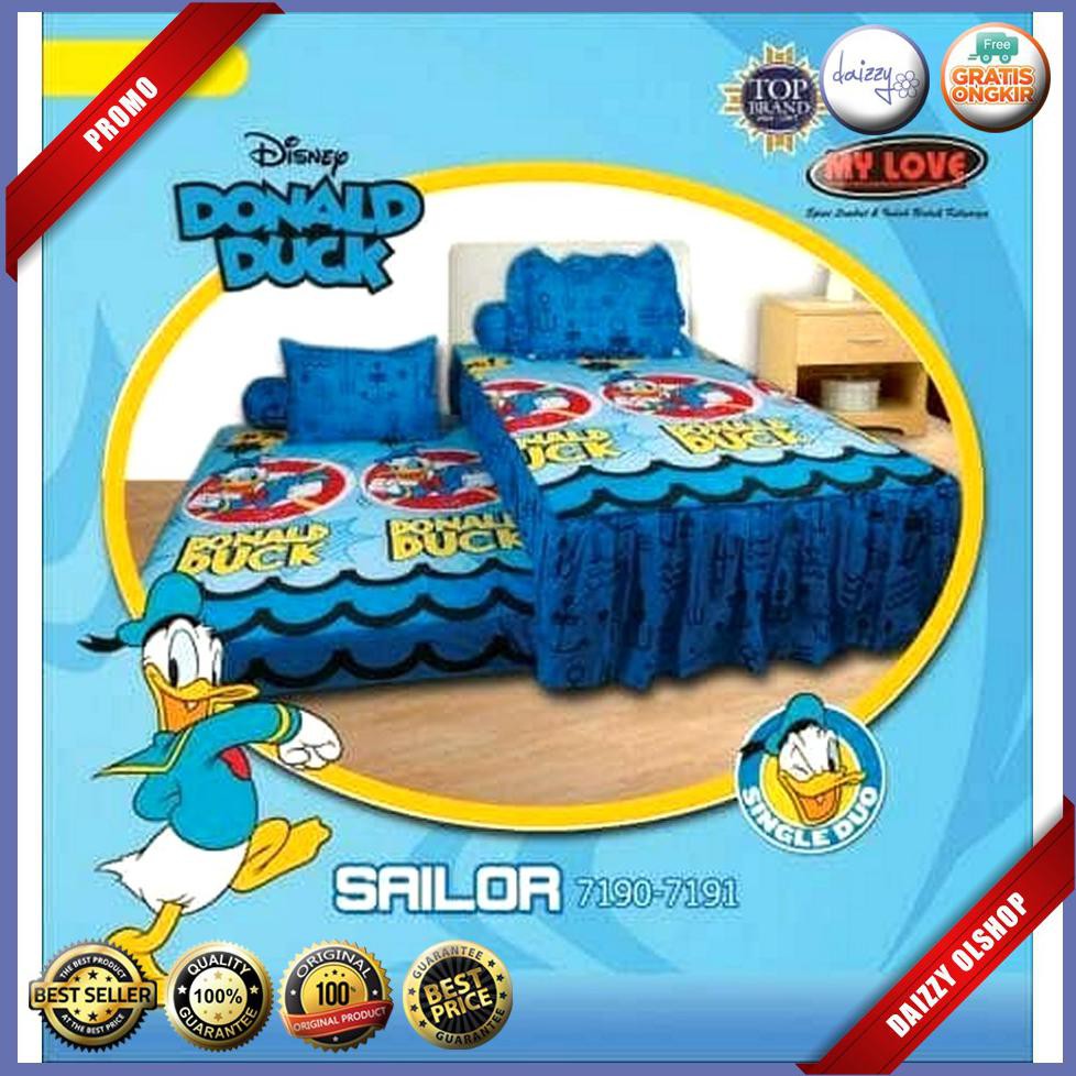 Sprei My Love Duo Sorong Donald Duck 120X200 Disney BMSC662