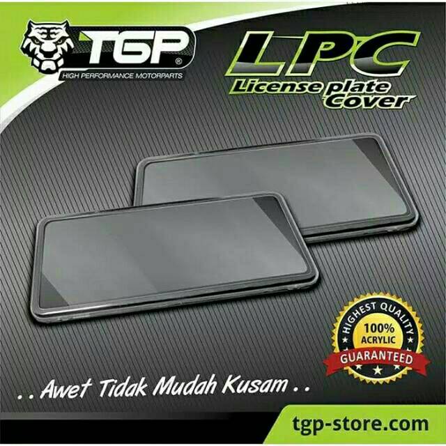 Cover Plat Nomor Motor TGP Bingkai Plat Nomor Motor TGP Original