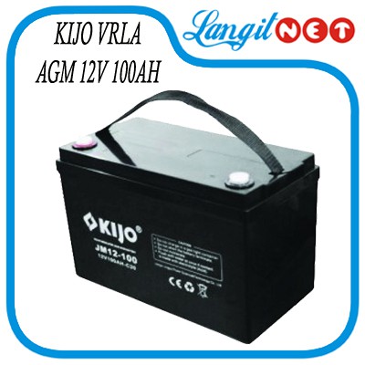 KIJO VRLA AGM 12V 100AH JM12-100 BATTERY DEEP CYCLE