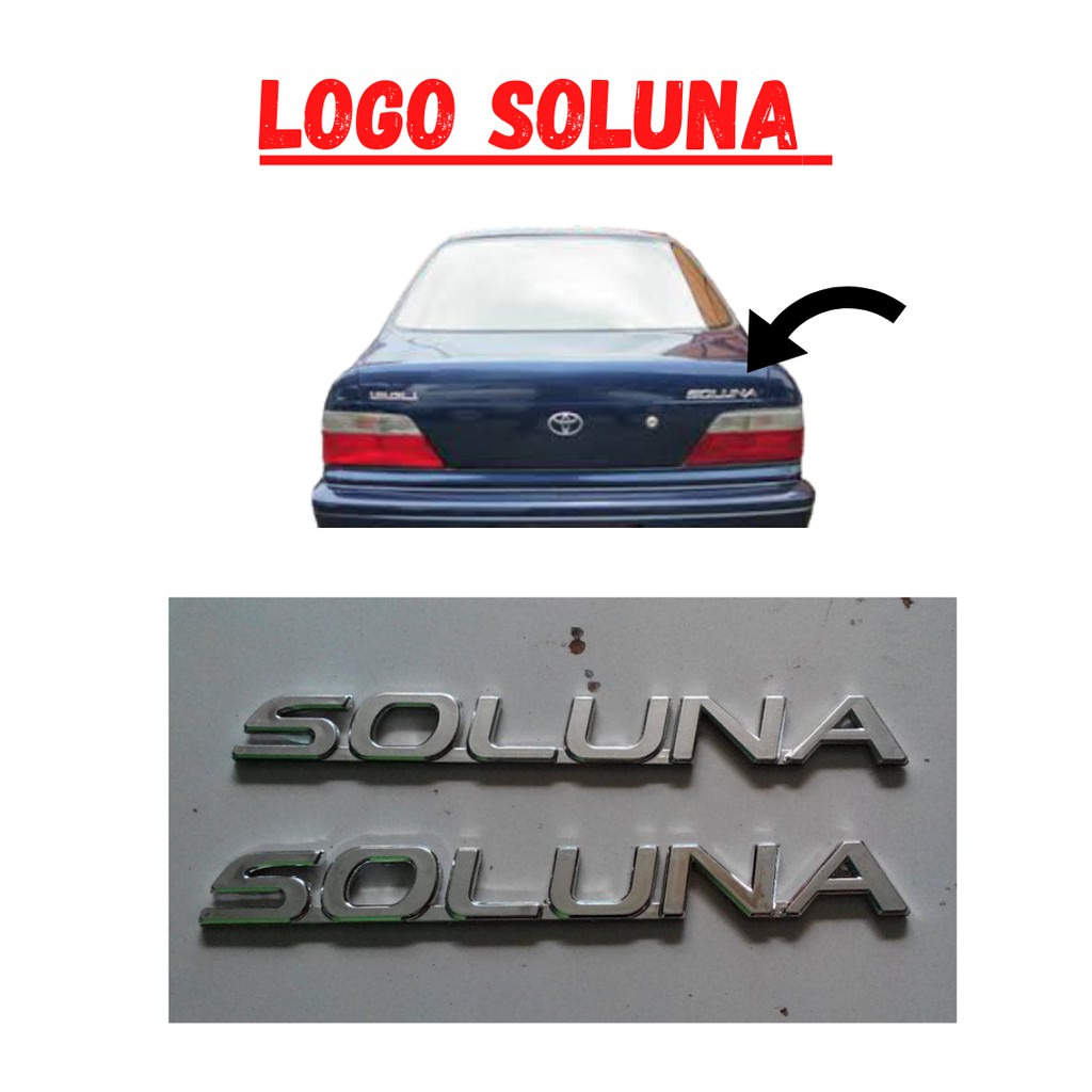 LOGO EMBELEM LAMBANG MOBIL TOYOTA SOLUNA