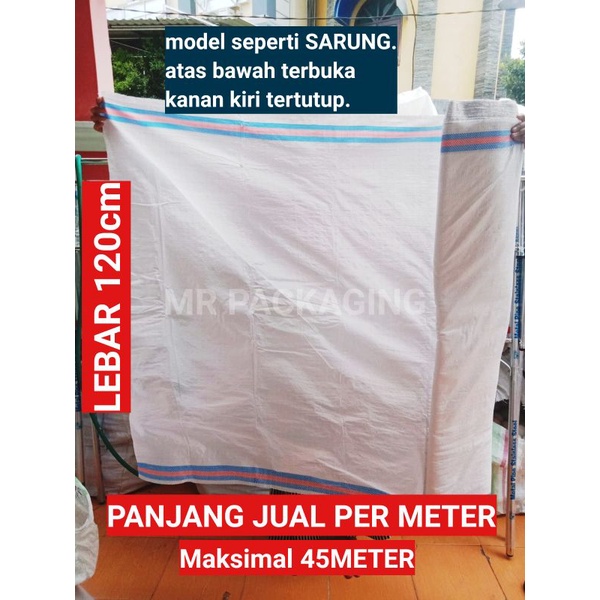 Karung Meteran Roll JUMBO | Karung Plastik Bagor Lebar 120cm | Bago Beras Sak