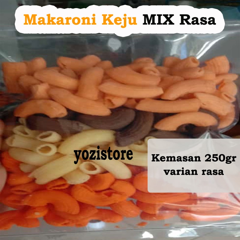 

Sekar_Shop07 Makaroni Keju Kraft Spesial Home Made Gurih Bikin Nagih Kemasan 250 Gram Aneka Rasa &
