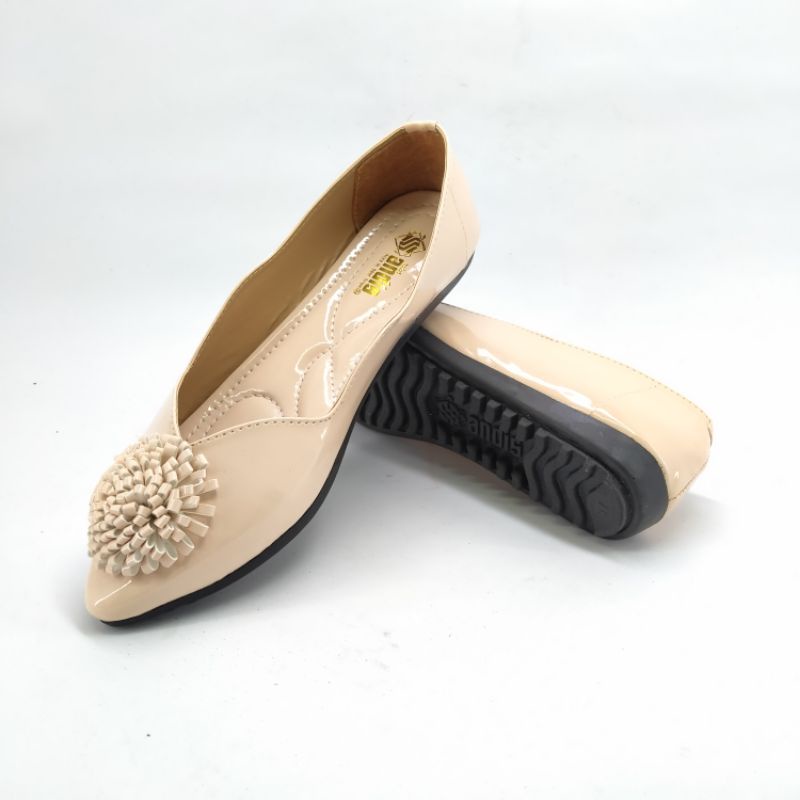 Andas Andis - Sepatu Flatshoes Wanita Glosy Laras