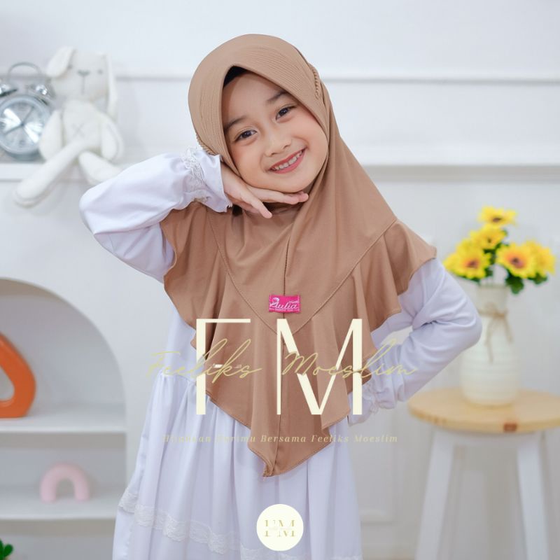 Hijab Anak TK Pet Ropel Marlina Tali Kepang 4-8 Tahun ORIGINAL VIQAST