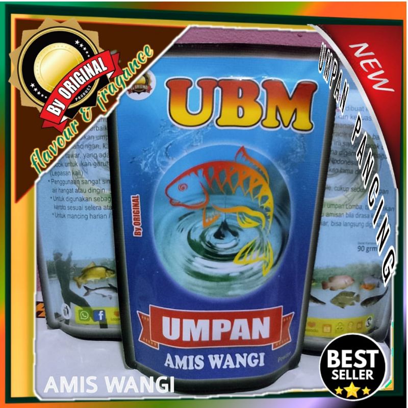 Umpan UBM AMIS WANGI . umpan pancing aroma amis wangi. umpan ikan mas powder