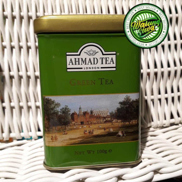 

Ahmad tea caddy green tea 100 gram