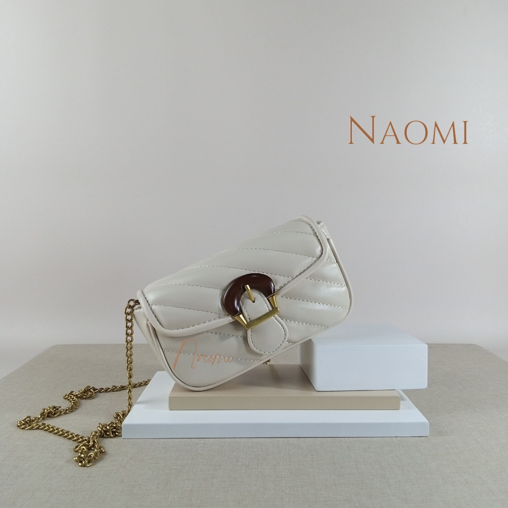 Naomi - Premium Karyl Bag Fashion Wanita - Tas Wanita selempang tali rantai - Tas PU Leather Premium murah - Naomi Bag - Tas Wanita tas pesta tas hp